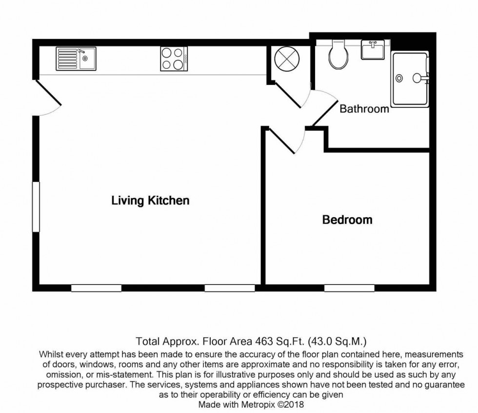 Floorplan for Unit D,Aviator Court, Clifton Moor