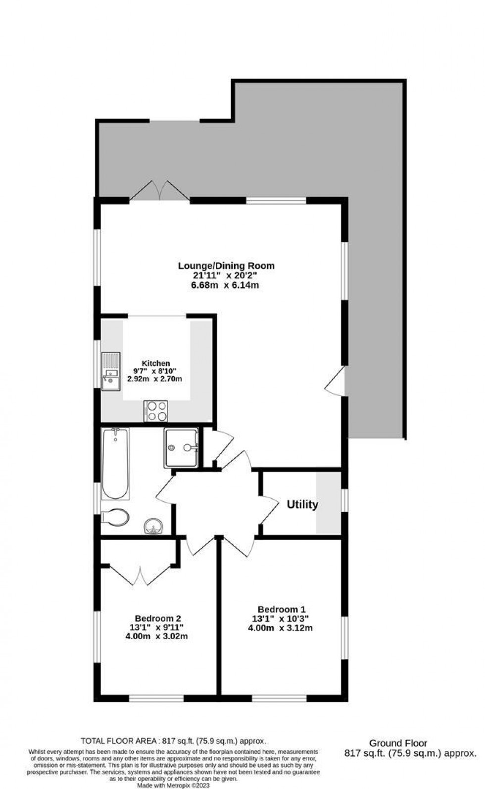 Floorplan for Hull Road, Wilberfoss, York
