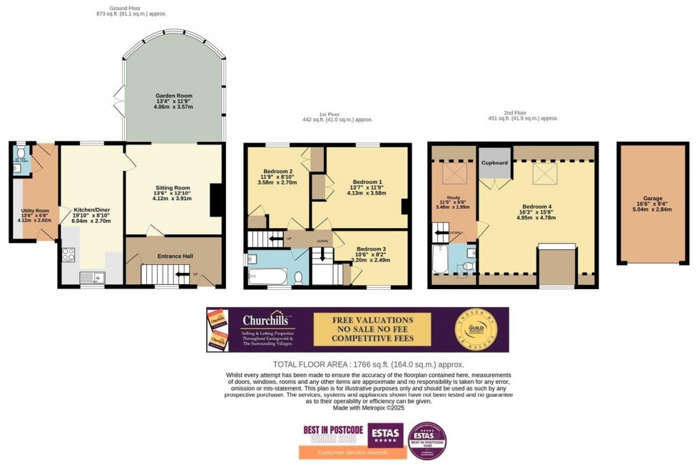 Floorplan for Linton Woods Lane, Linton On Ouse, York