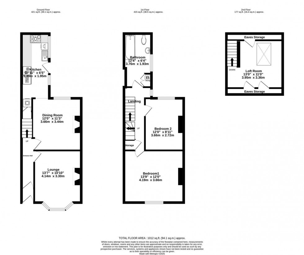 Floorplan for Nunmill Street, York