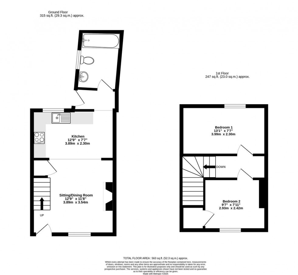 Floorplan for Buttacre Lane, Askham Richard, York