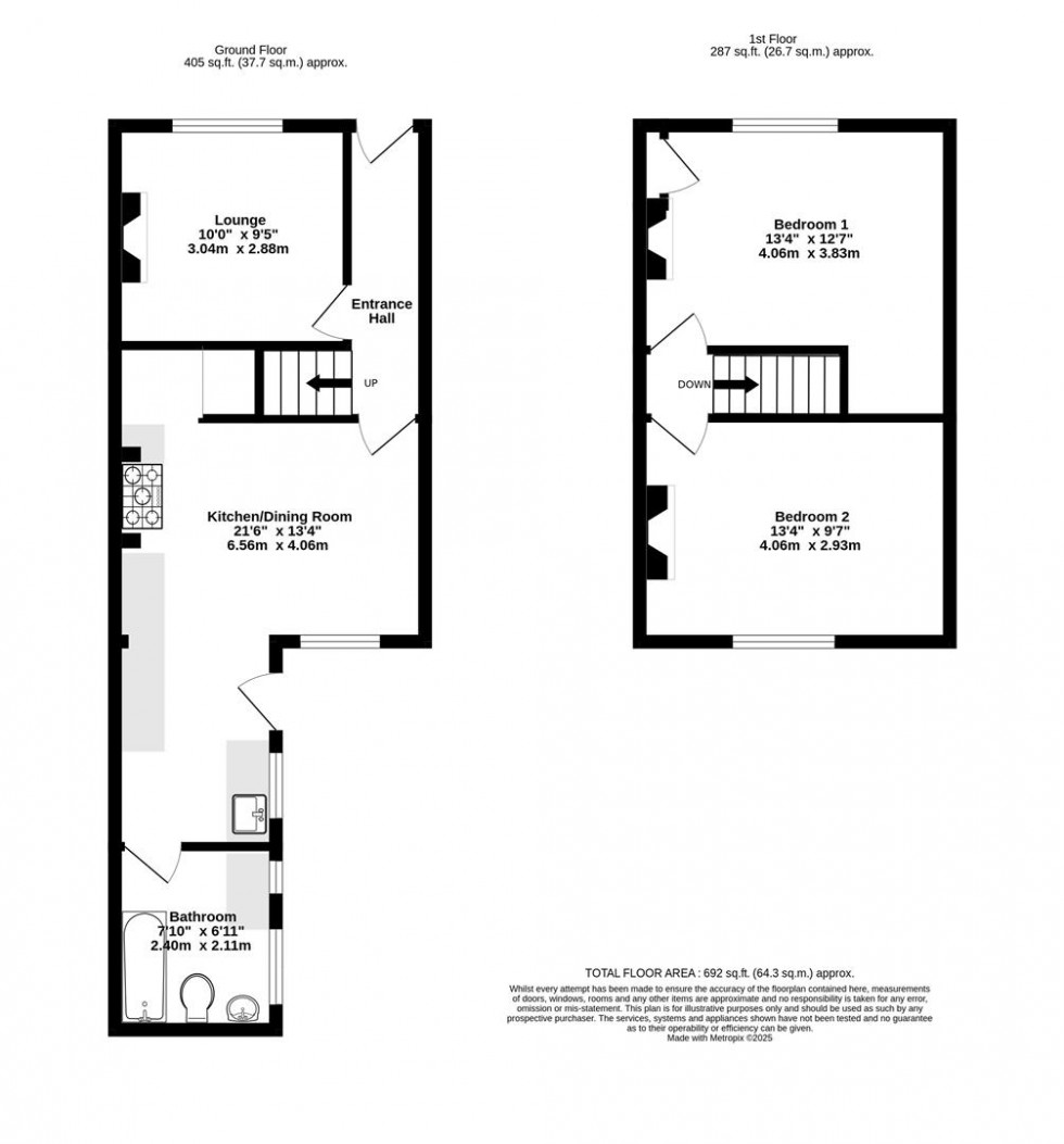 Floorplan for 74 Gladstone Street, Acomb
