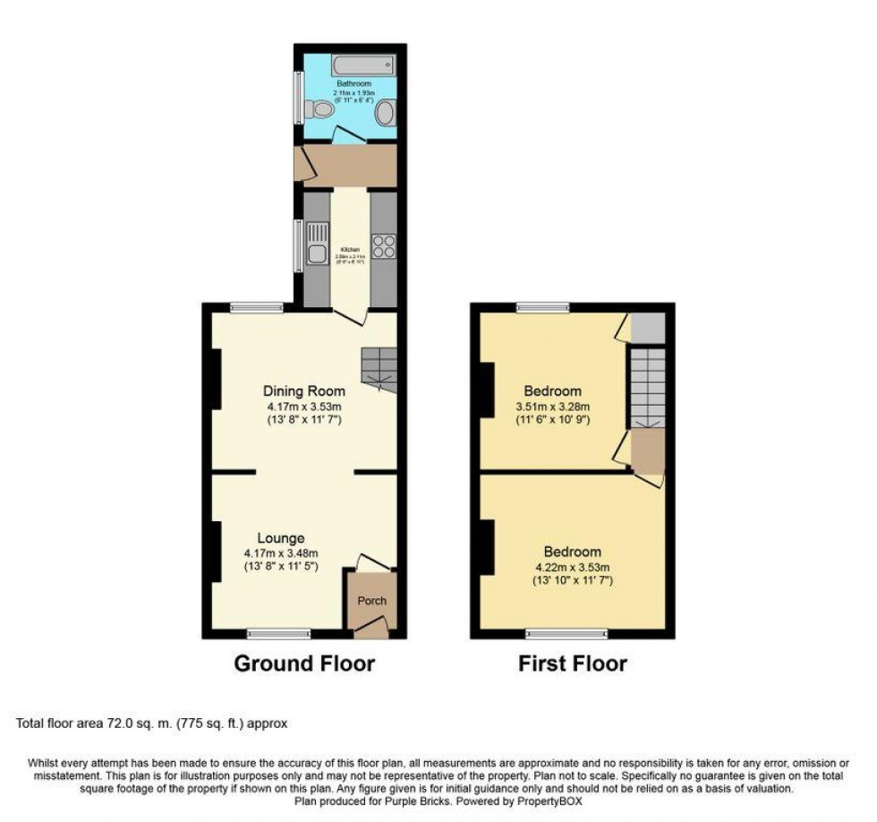 Floorplan for Gordon Street, York