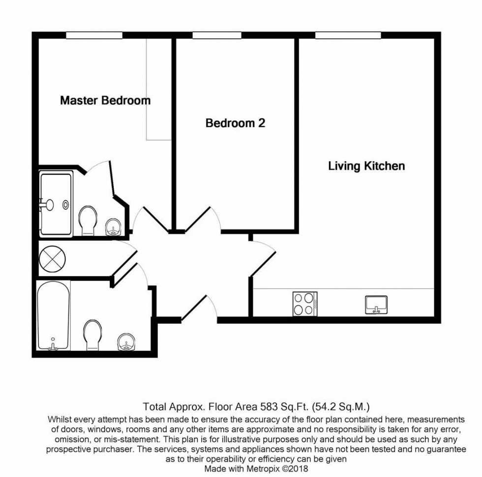 Floorplan for Black Horse Lane, City Centre