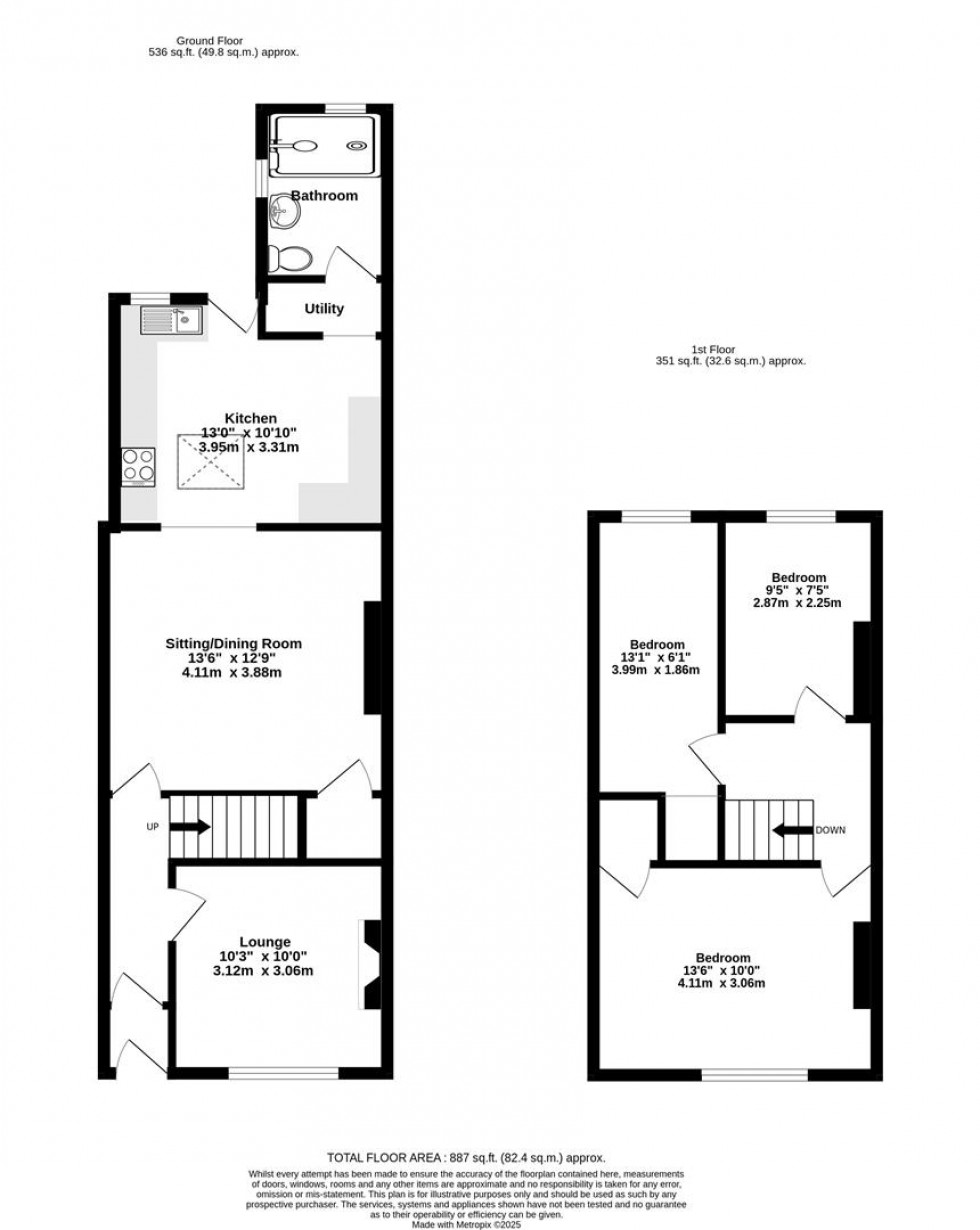 Floorplan for Frances Street, York