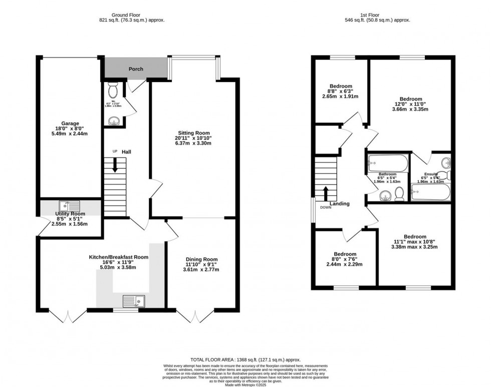 Floorplan for Dovecot Close, Wheldrake, York