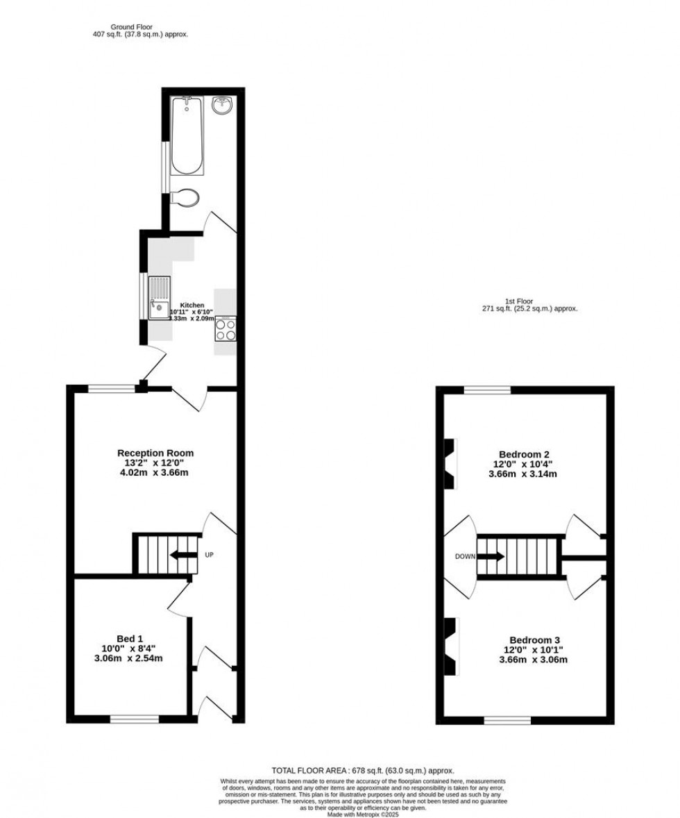 Floorplan for Norman Street, York