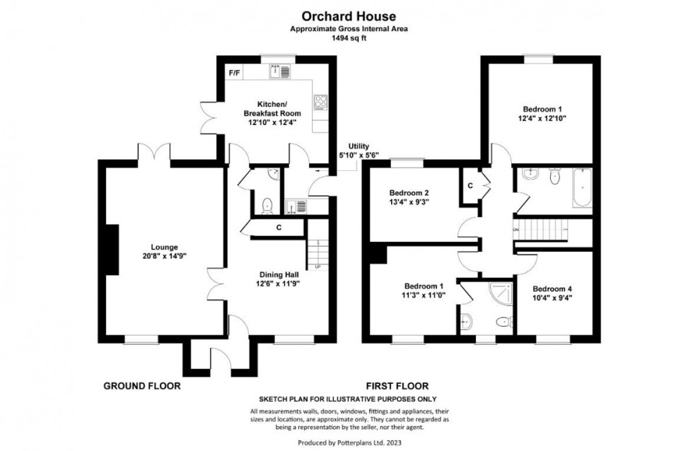 Floorplan for Flaxton