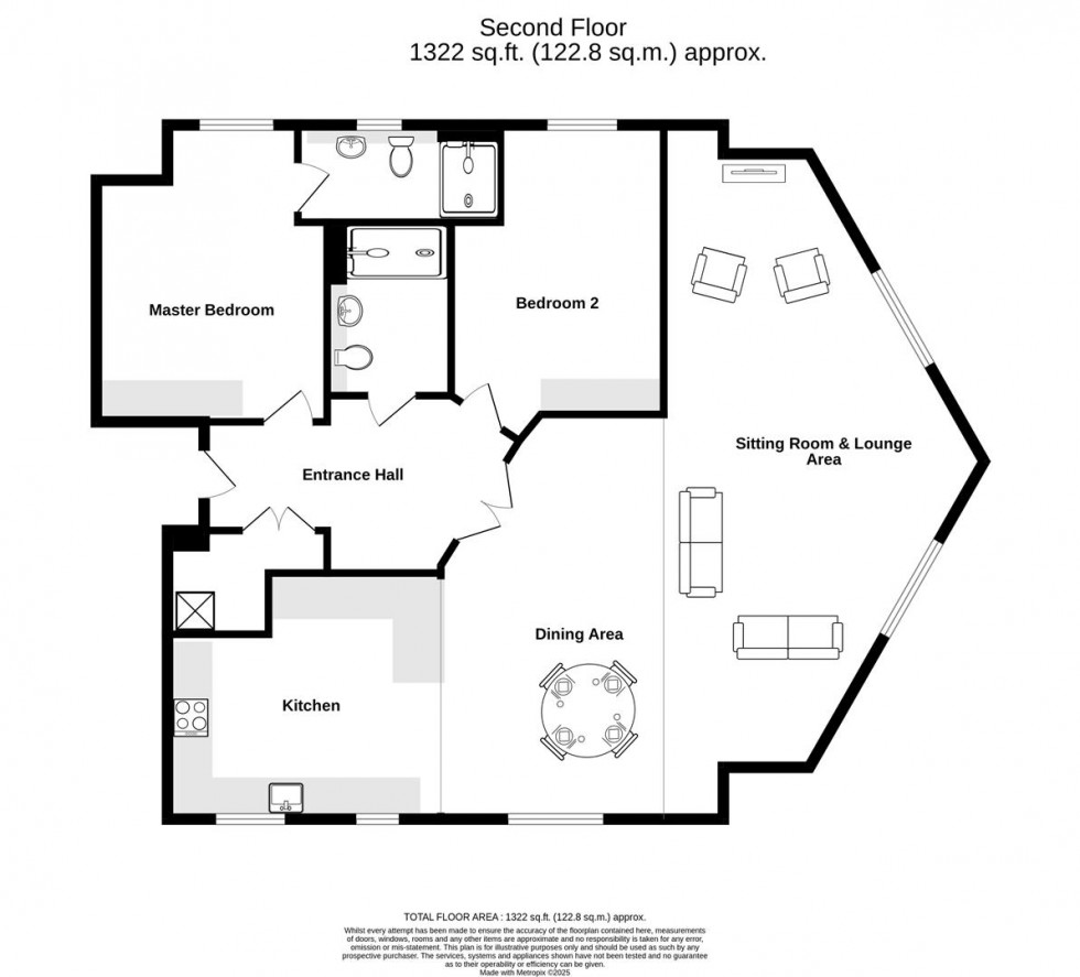 Floorplan for The Avenue, York