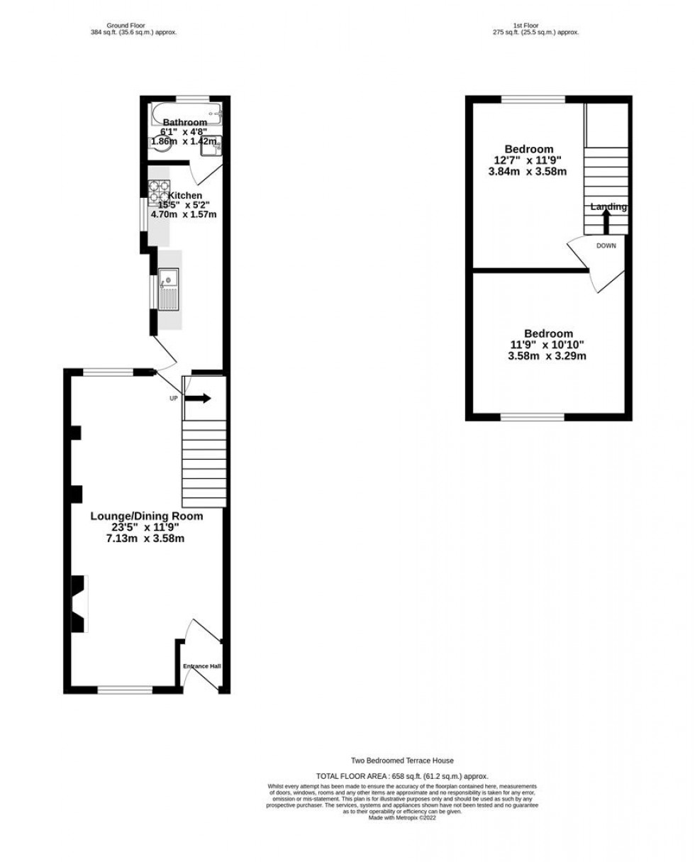 Floorplan for Baker Street, York