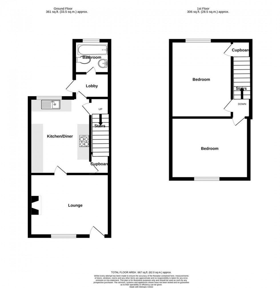 Floorplan for Carnot Street, York