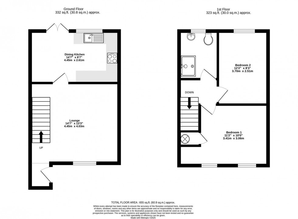 Floorplan for The Conifers, Elvington, York