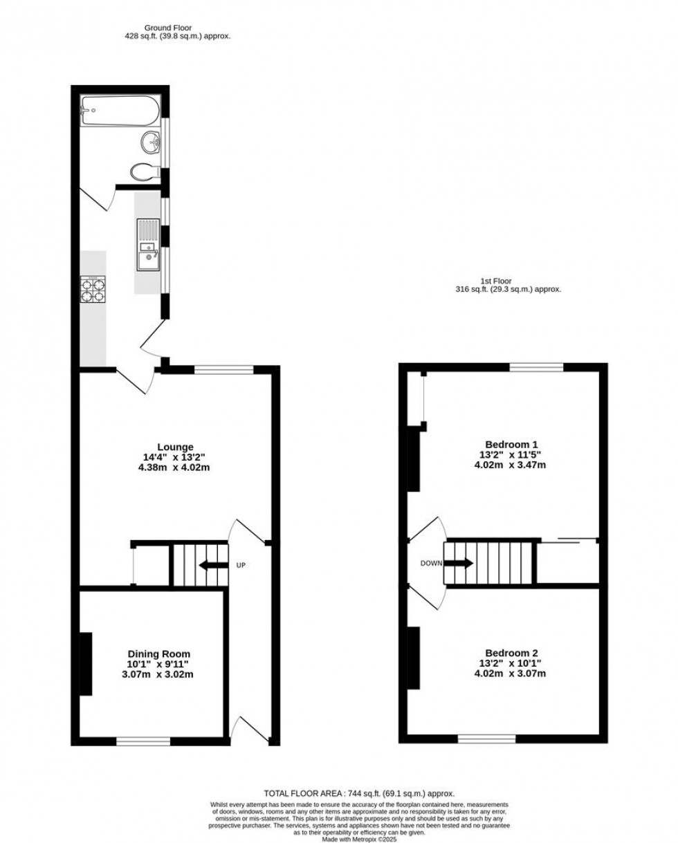 Floorplan for Amberley Street, York