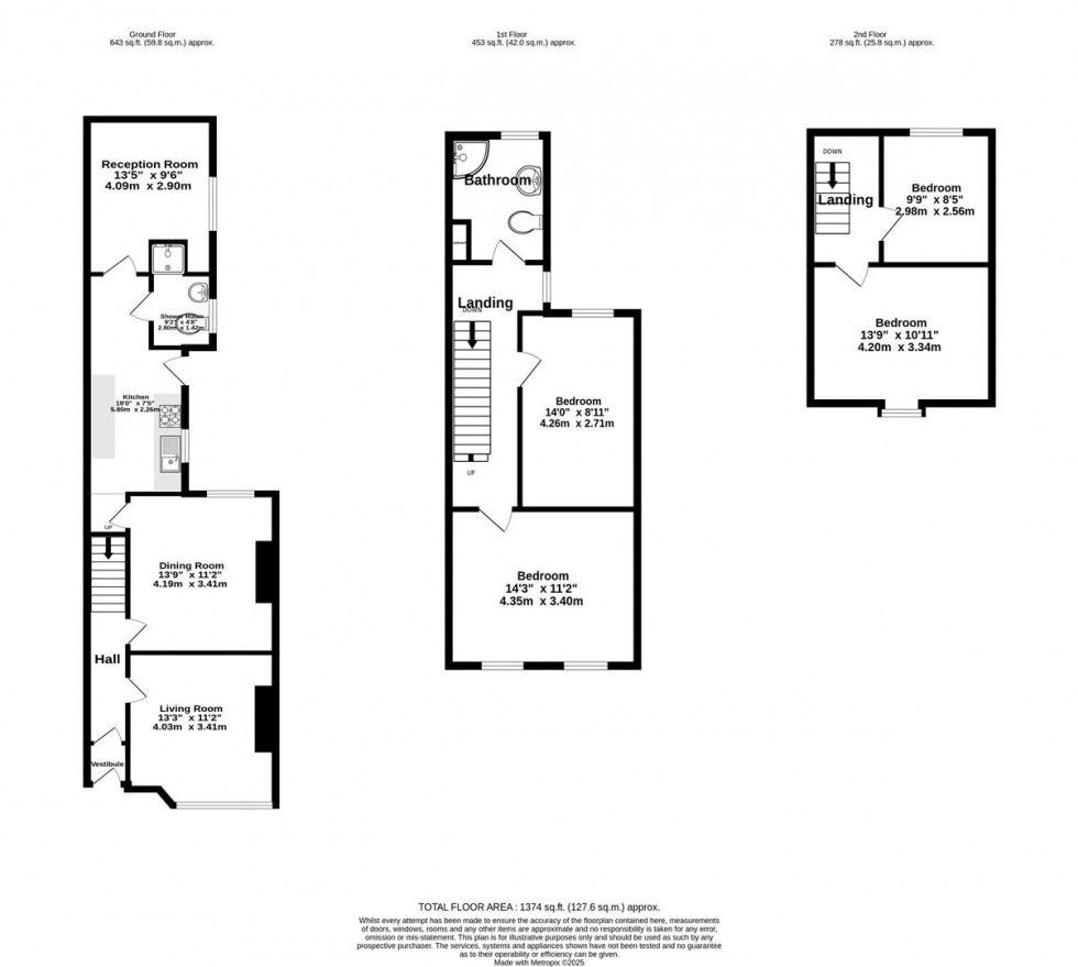 Floorplan for Cameron Grove, York
