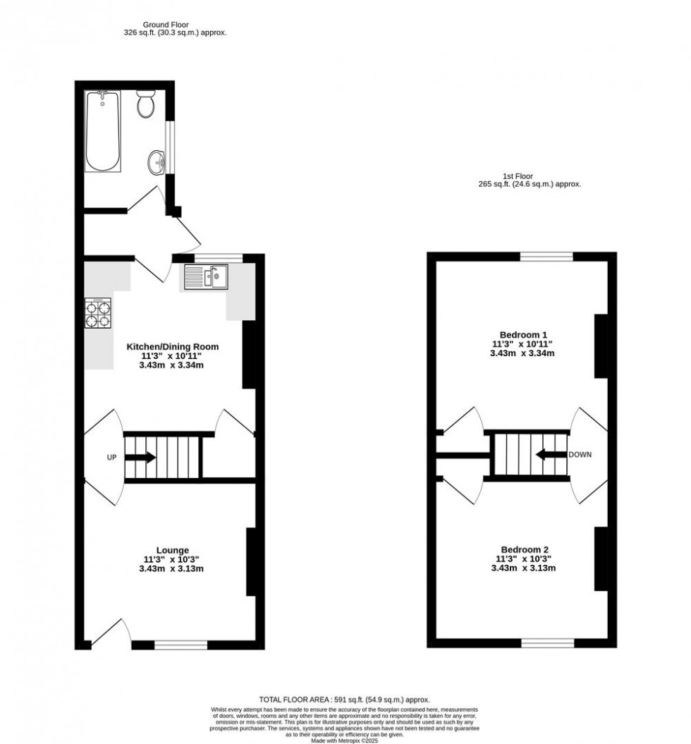 Floorplan for Finsbury Street, York