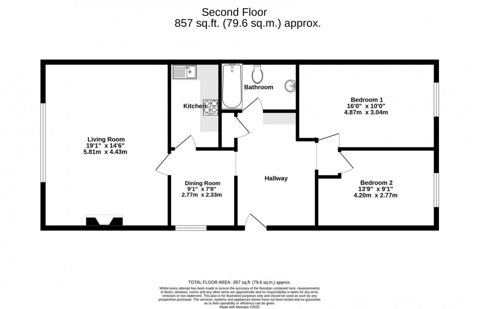 Floorplan for Gillygate, York