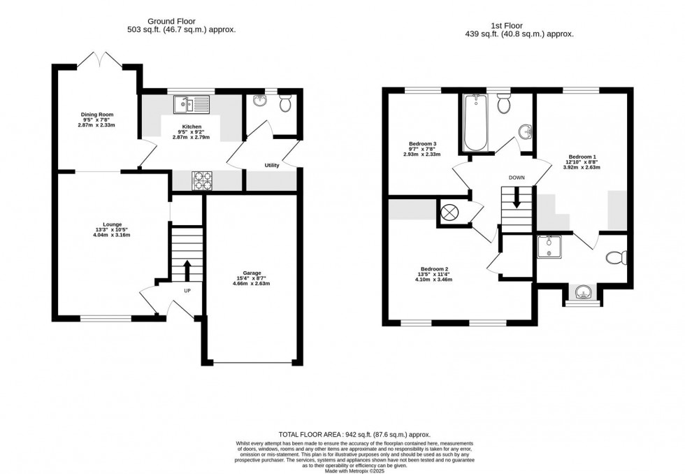 Floorplan for Braithegayte, Wheldrake, York