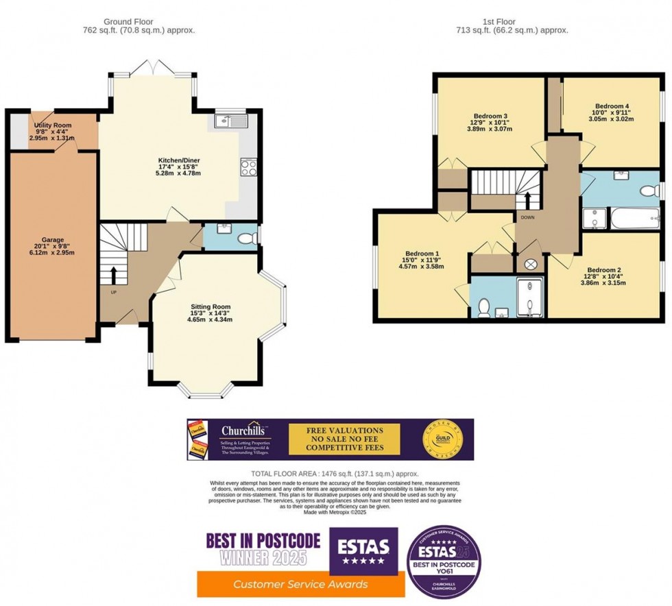 Floorplan for Newby Court, Langthorpe, Boroughbridge