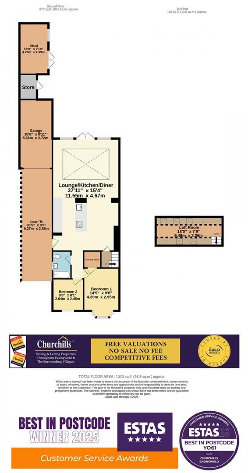 Floorplan for River View, Linton On Ouse, York
