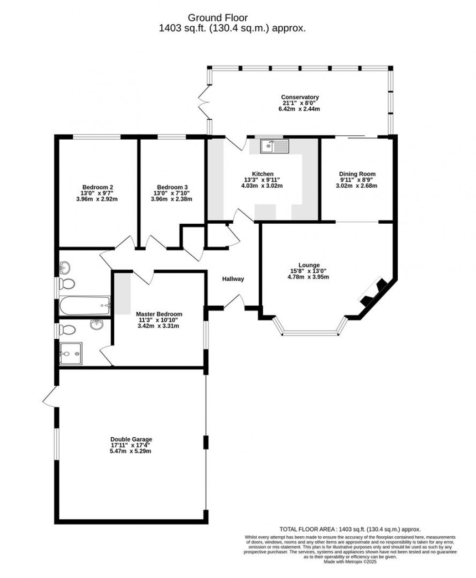 Floorplan for Stockholm Close, York