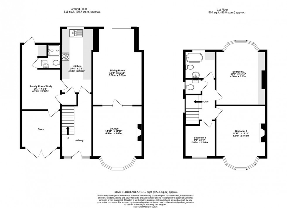 Floorplan for Beckfield Lane, York