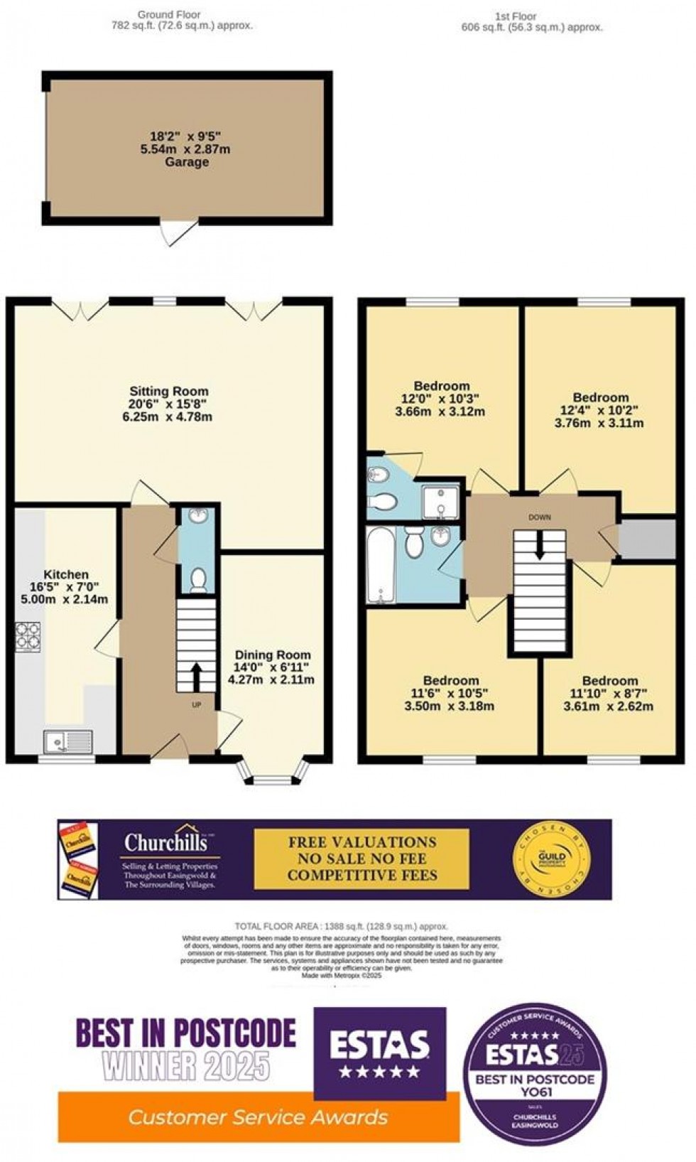 Floorplan for Sadlers Court, Alne, York