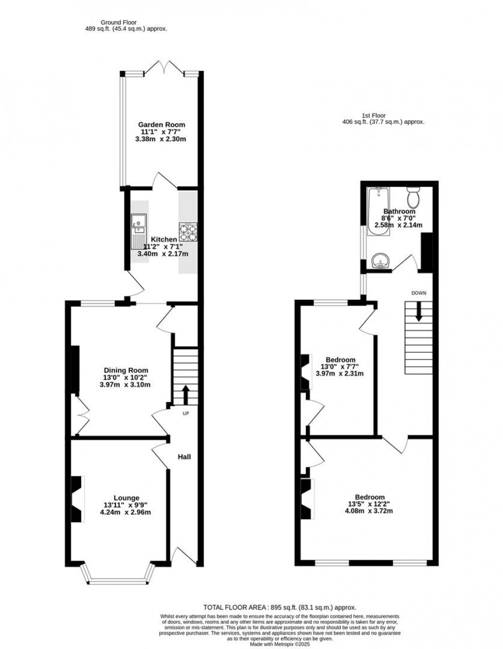 Floorplan for Brownlow Street, York