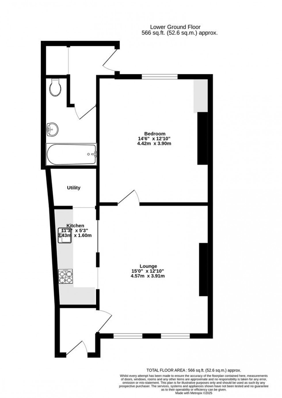 Floorplan for The Crescent, York