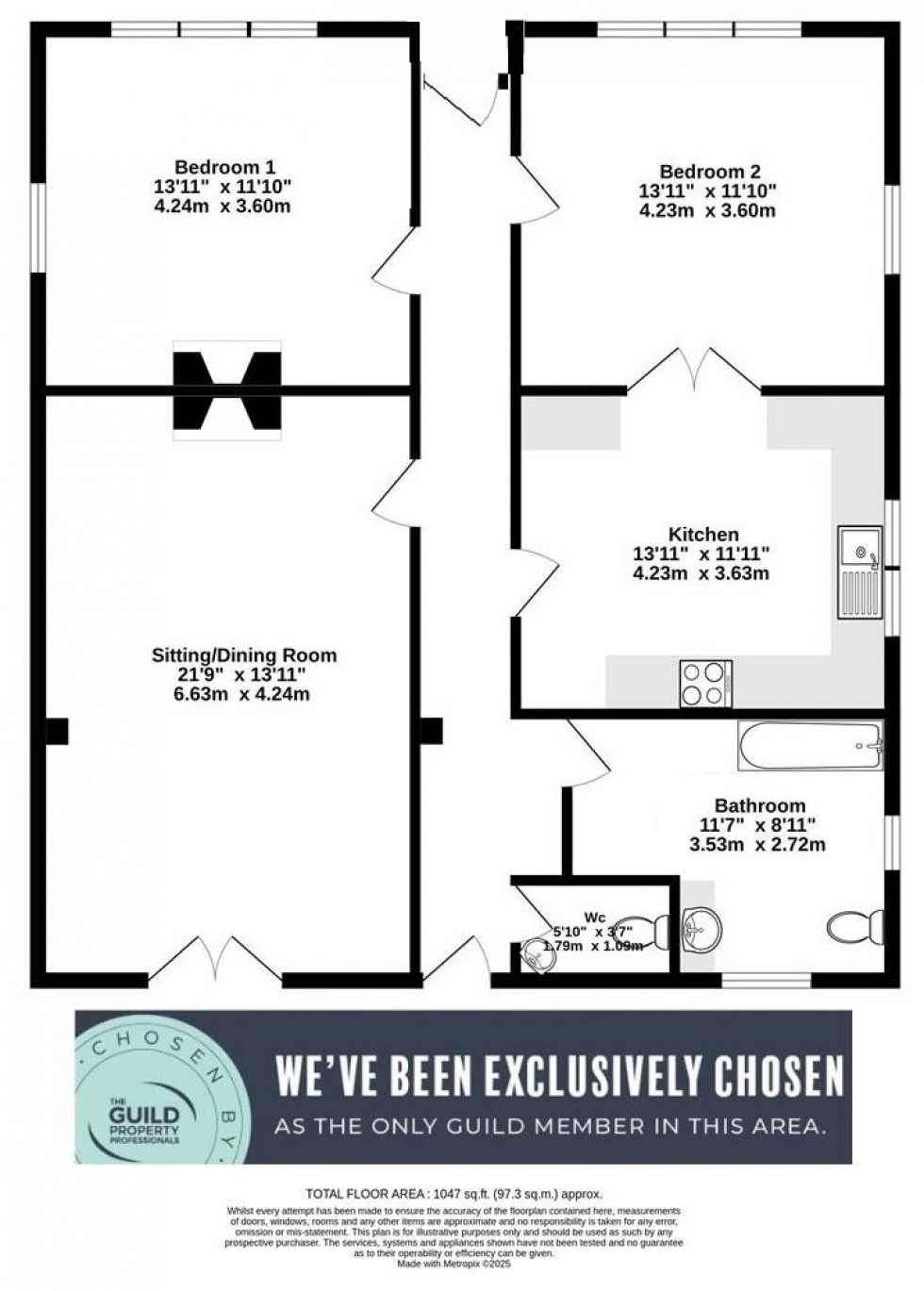 Floorplan for Easingwold Road, Stillington, York