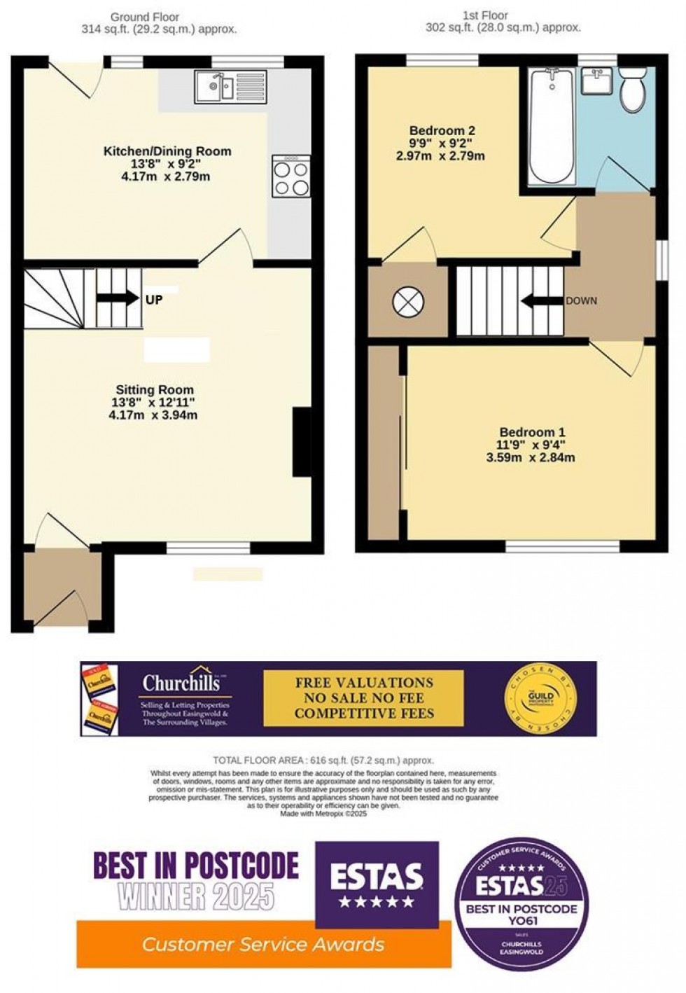 Floorplan for The Chase, Boroughbridge