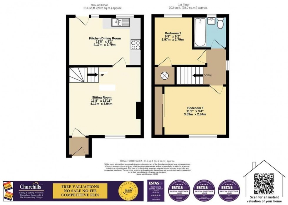 Floorplan for The Chase, Boroughbridge