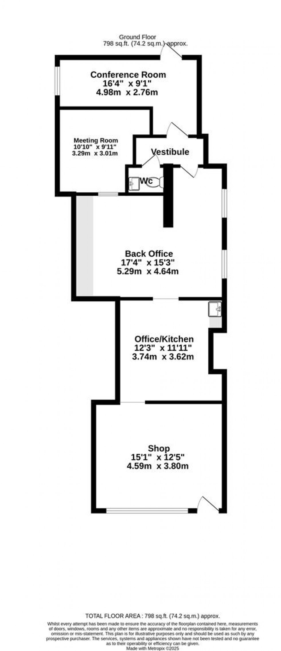Floorplan for Brook Street, Selby