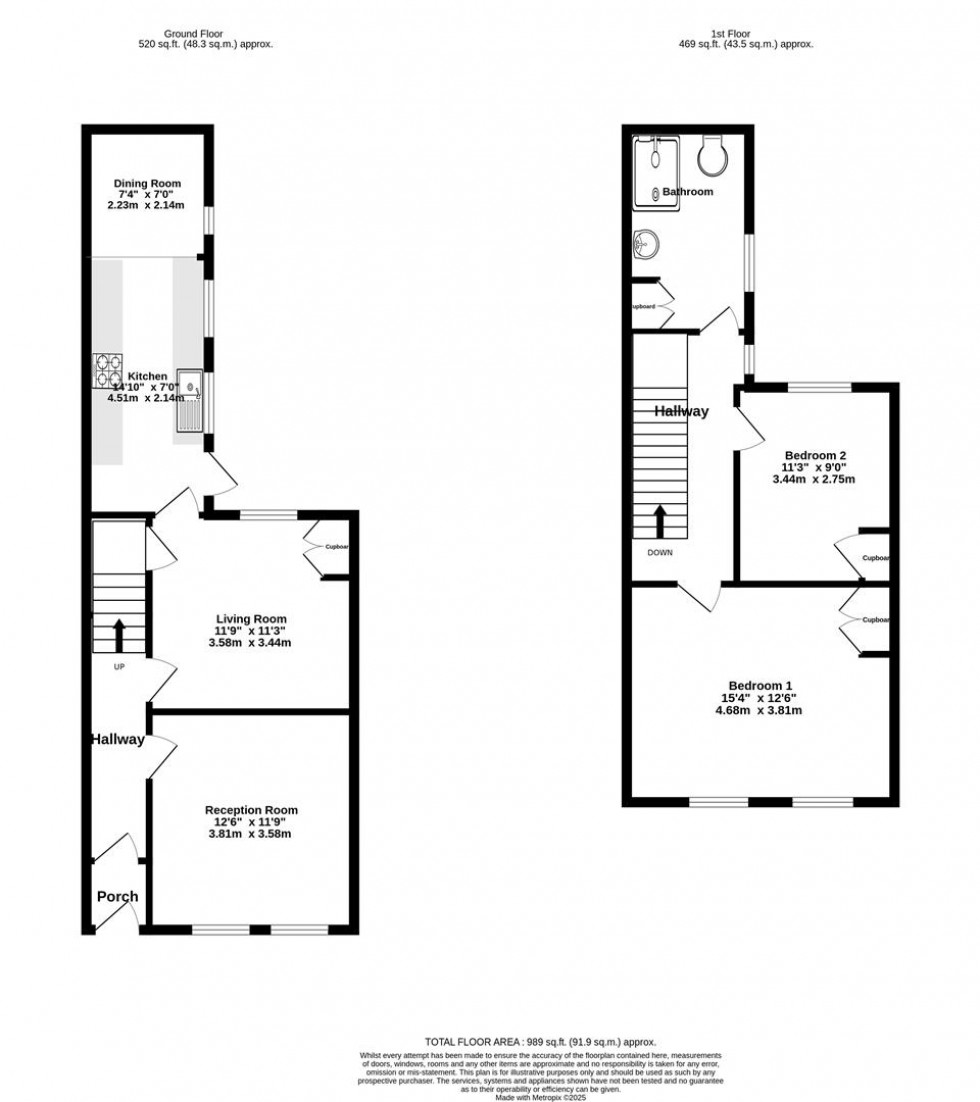 Floorplan for Smales Street, Bishophill, York