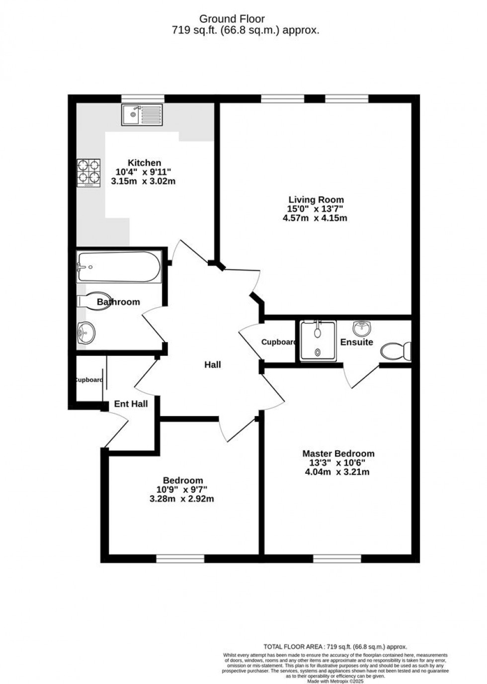 Floorplan for Poppleton Road, York