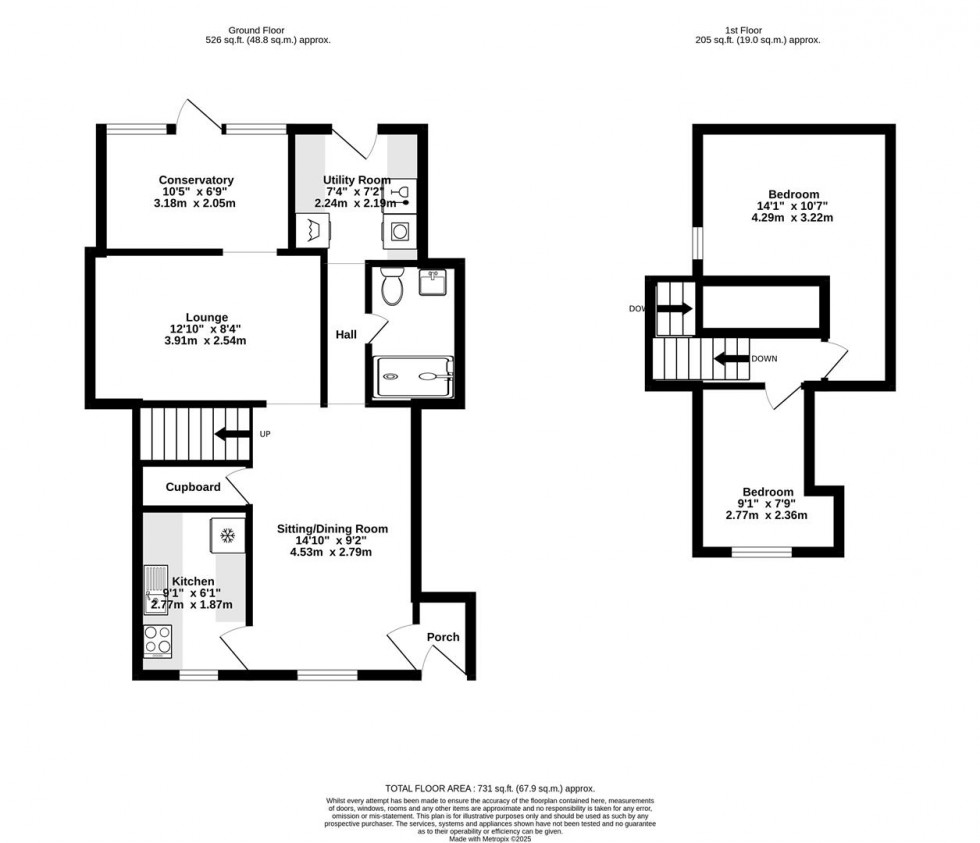 Floorplan for Main Street, Tollerton, York