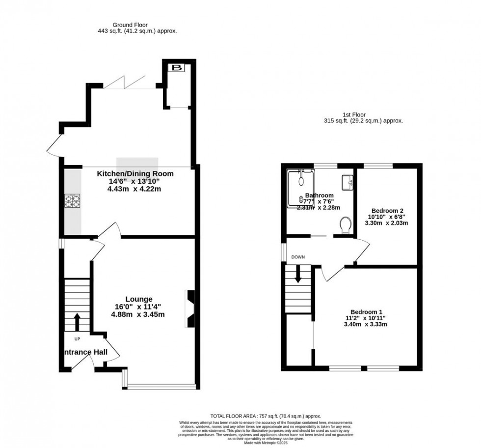 Floorplan for Burlington Avenue, York