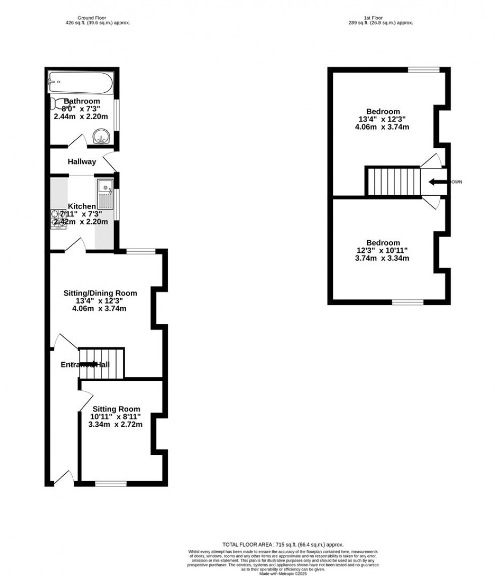 Floorplan for Horner Street, York