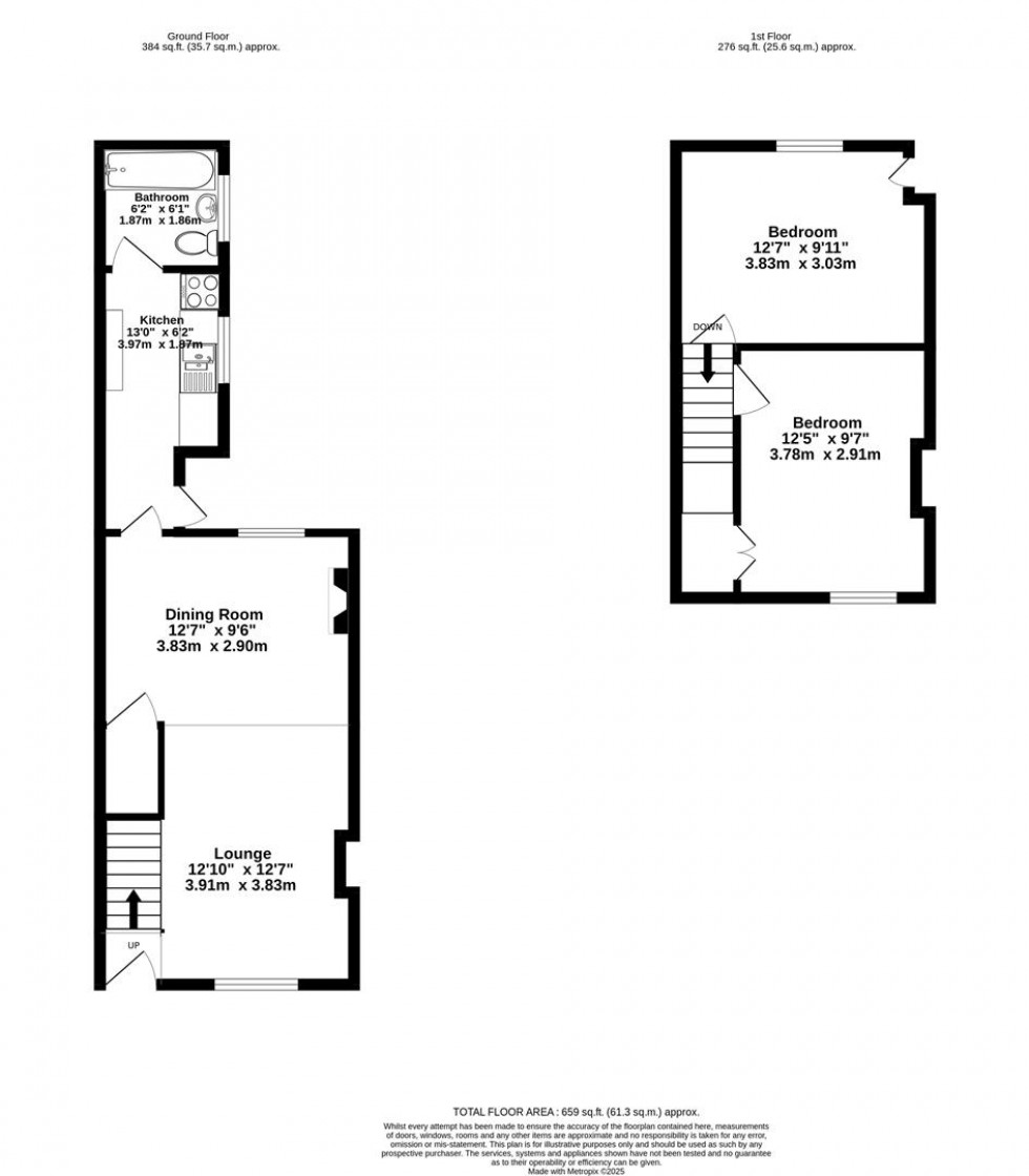 Floorplan for Adelaide Street, South Bank, York