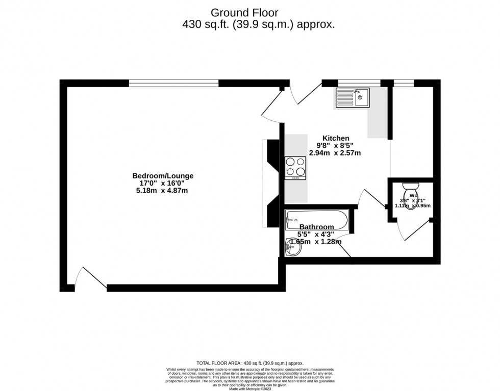 Floorplan for Burton Stone Lane, Burton Stone Lane