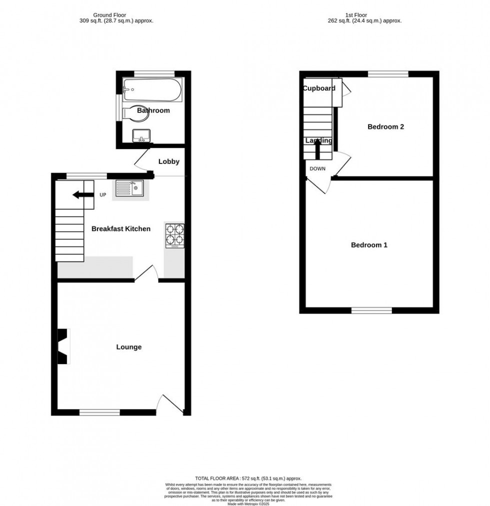 Floorplan for Lockwood Street, York