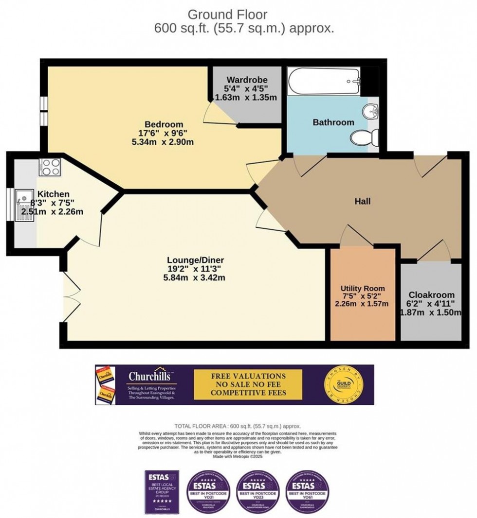 Floorplan for Stillington Road, Easingwold, York