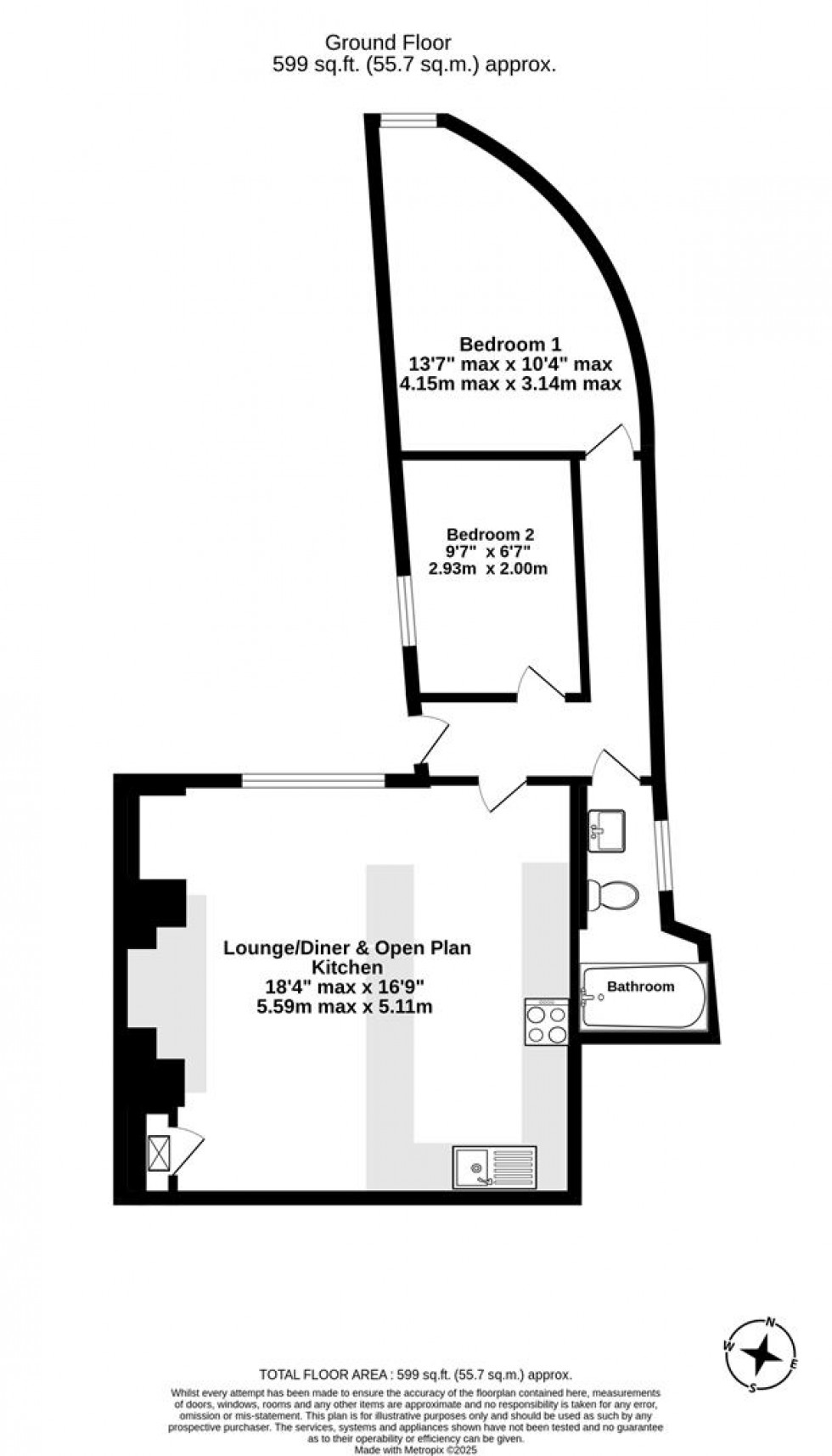 Floorplan for Heworth Croft, York