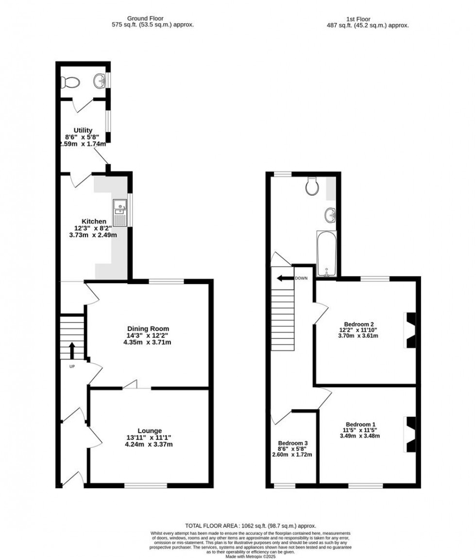 Floorplan for Queen Victoria Street, York