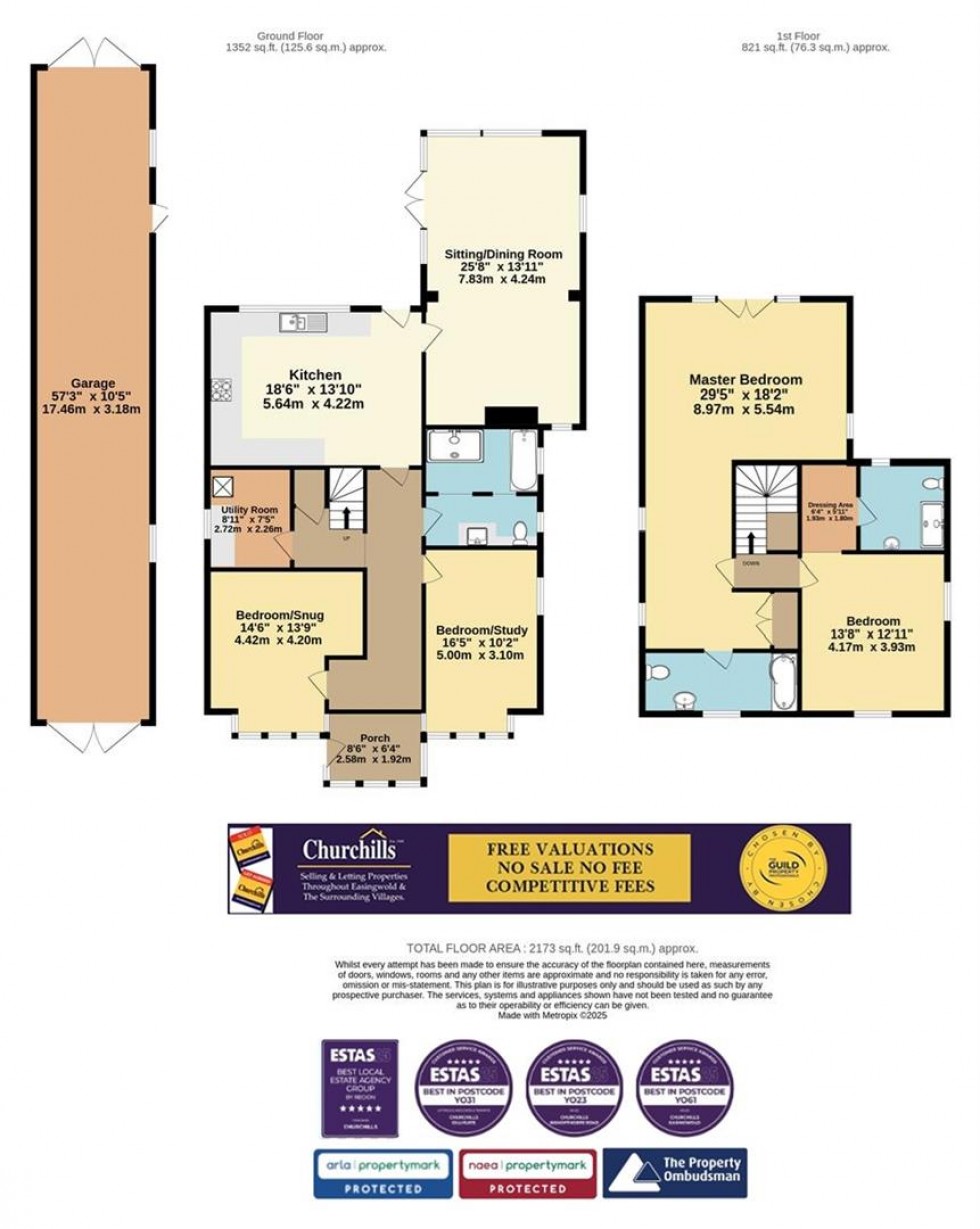 Floorplan for Easingwold Road, Huby, York