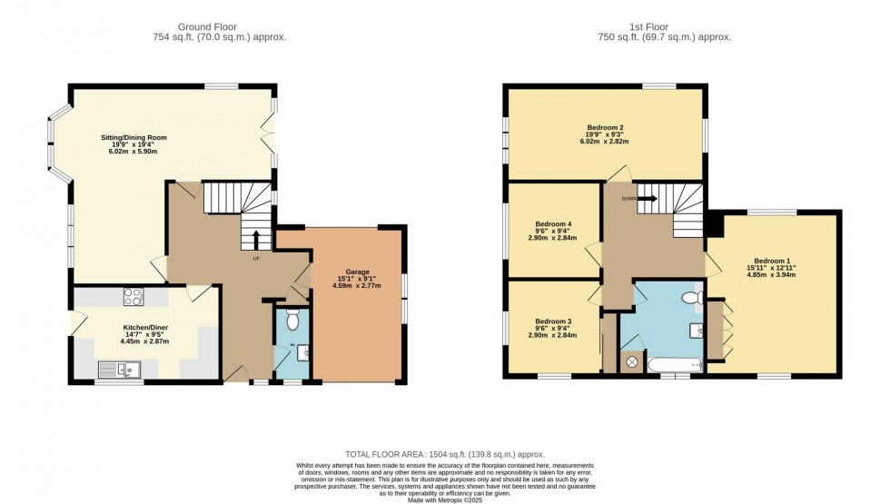 Floorplan for Gracious Street, Huby, York