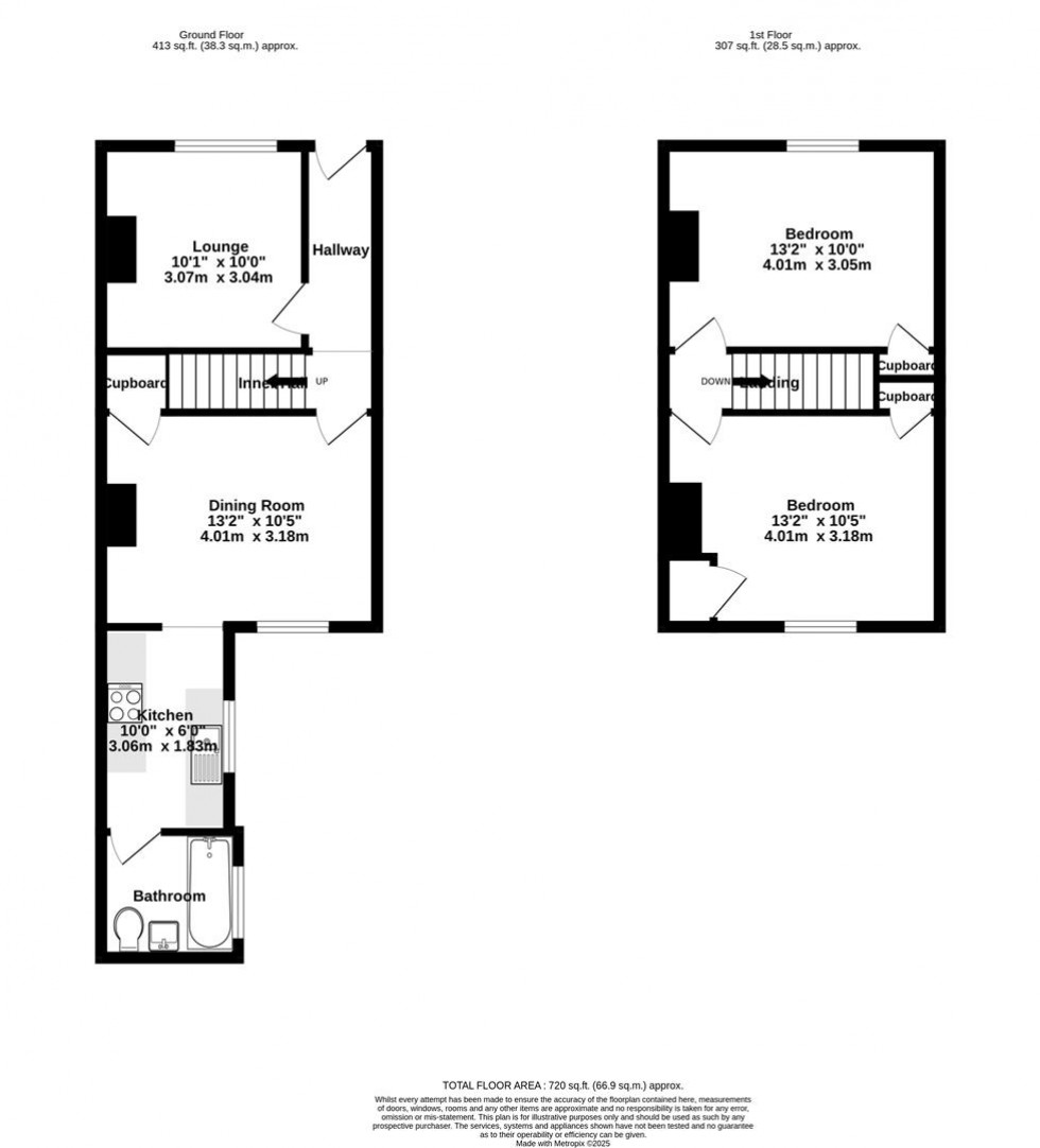 Floorplan for Trafalgar Street, York