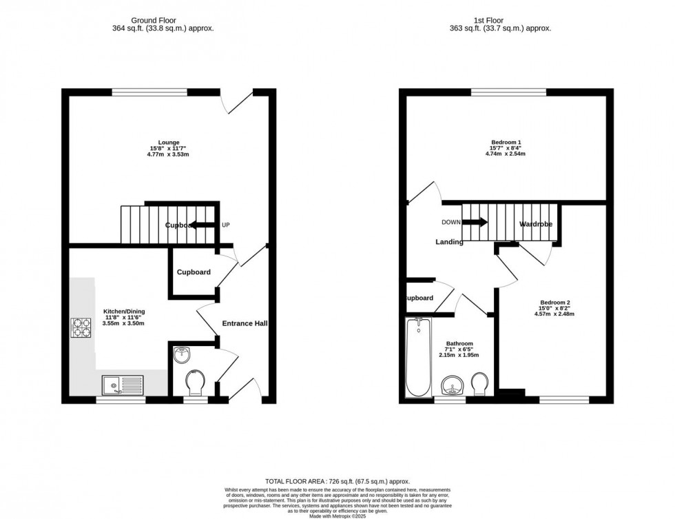 Floorplan for Brailsford Crescent, York