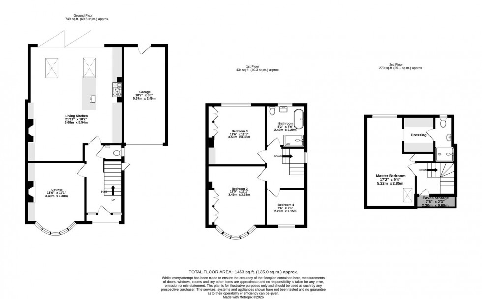 Floorplan for Cranbrook Road, York