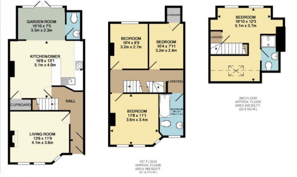 Floorplan for Albemarle Road, York