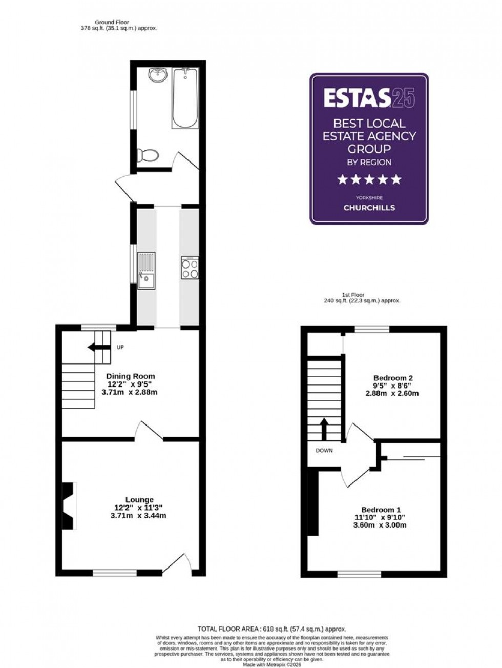 Floorplan for Lincoln Street, Leeman Road